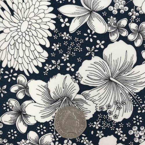 Cotton Lawn - 0187/SI/B - Navy 